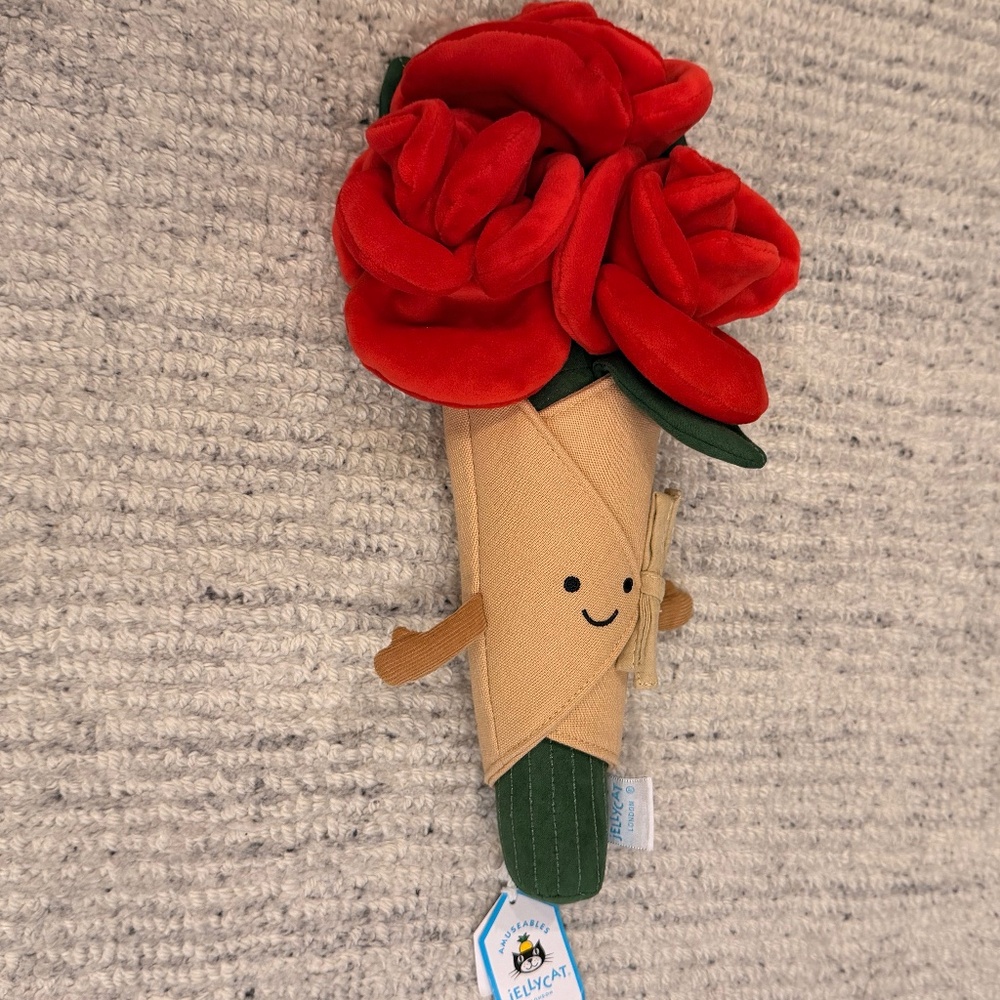NWT Jellycat Amuseables Rose Bouquet